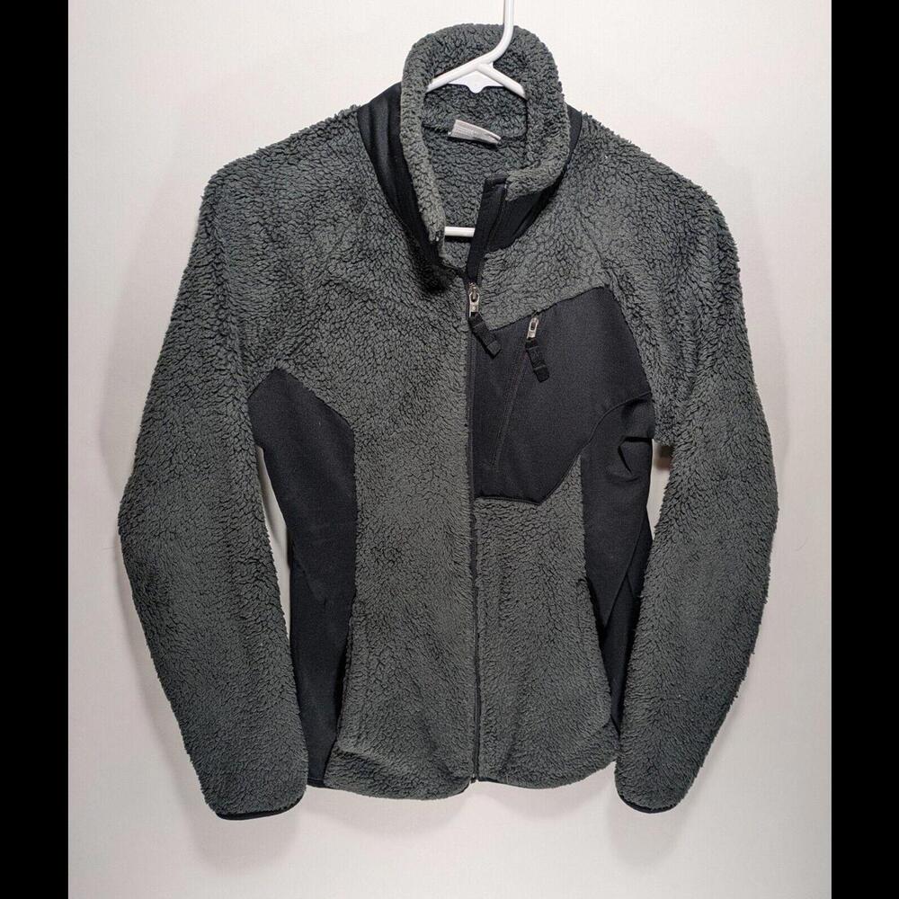 Womens Columbia Sportswear Company Gray Full Zip Sweater‎ Jacket Size Small S